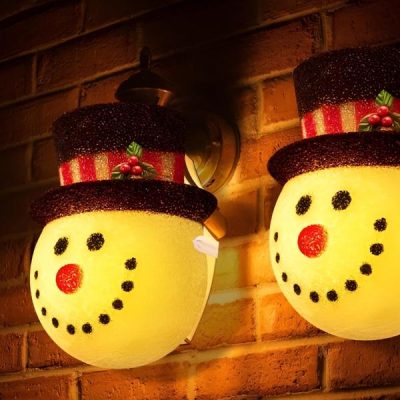 Husă în formă de om de zăpadă pentru becuri | SNOWKO