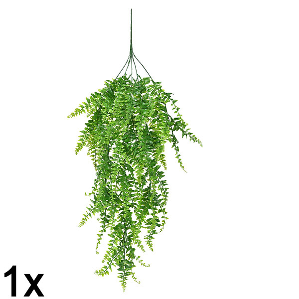 1x Ferigă artificială suspendată (80 cm) | FERNY