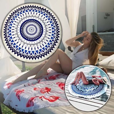 Prosop rotund pentru plajă | CUBALINKA