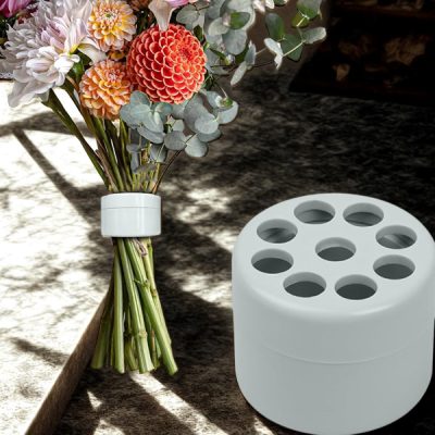 Suporturi pentru tulpini de flori - set de 3, se potrivesc la orice vază | VASEKA