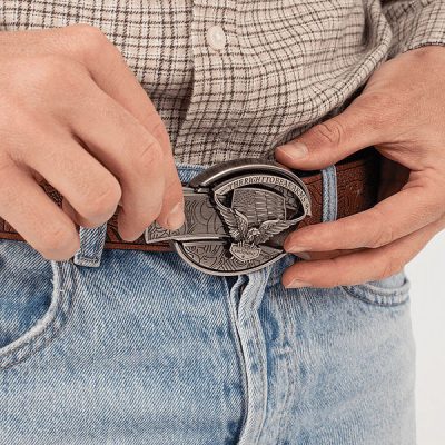 Curea din piele cu cuțit ascuns | KOWORA