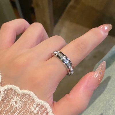 Inel Rotativ Antistres din Zirconiu - Set 3 Culori | LUXRINGS